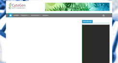 Desktop Screenshot of cytogen.com.pl